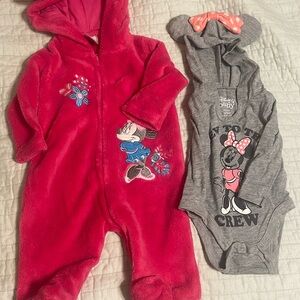 Disney baby bundle, girls size 0/3 months